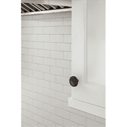 1-1/4" Hatfield Round Cabinet Knob, Matte Black Alt 1 - Image