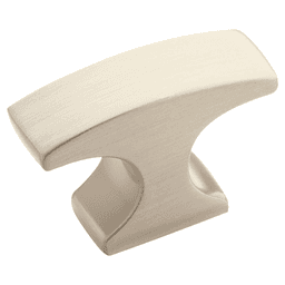 Amerock 1-1/2" Conrad T-Knob in Satin Nickel Finish for Cabinets and Drawers