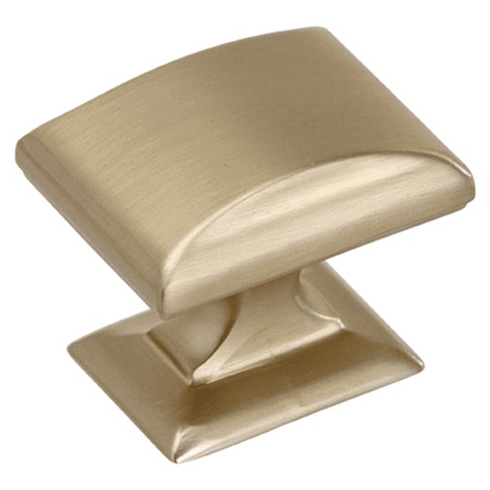 1-1/4" Round Knob in Golden Champagne Finish