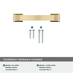 3" Candler Arch Pull, Champagne Bronze Alt 4 - Image