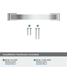 3-3/4" Candler Arch Pull, Polished Chrome Alt 2 - Image