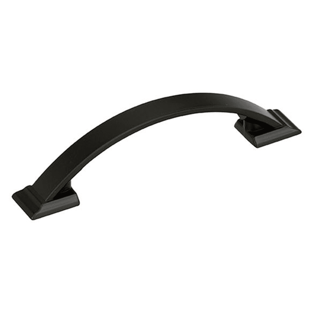96mm Arch Pull by Amerock in Black Bronze finish