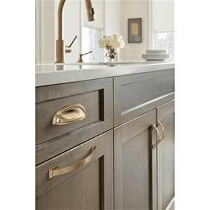 96mm Candler Arch Pull, Champagne Bronze Alt 2 - Image