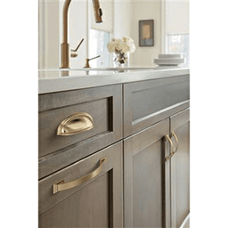 96mm Candler Arch Pull, Champagne Bronze Alt 2 - Image