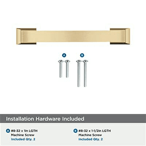96mm Candler Arch Pull, Champagne Bronze Alt 4 - Image