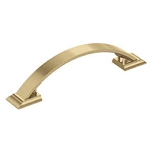 96mm Candler Arch Pull, Champagne Bronze Main - Image