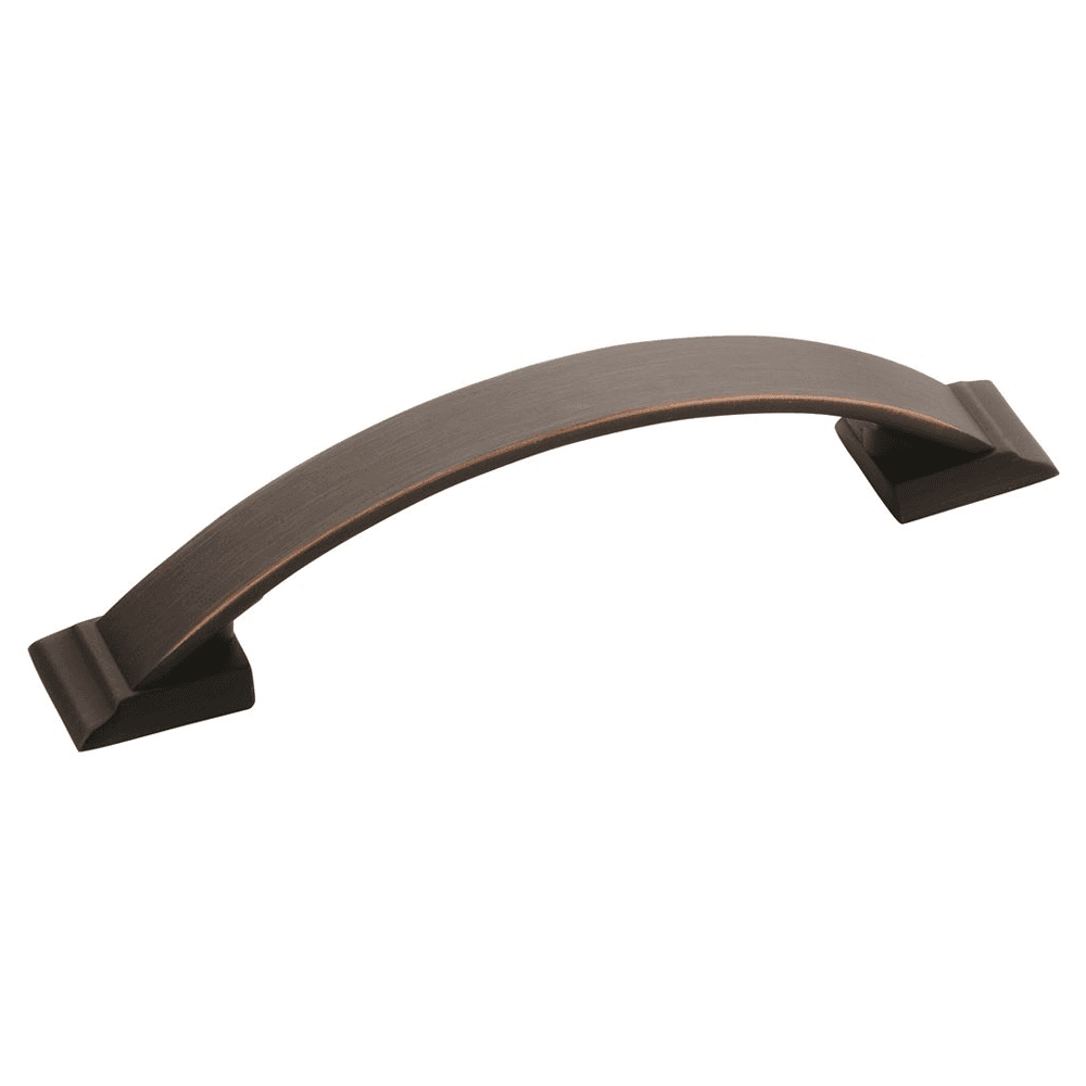 Amerock 96mm Candler Arch Pull in Oil-Rubbed Bronze - Front View
