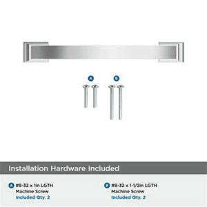5-1/16" Candler Cabinet Pull, Polished Chrome Alt 2 - Image