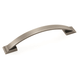 Satin Nickel Arch Pull - Amerock Candler Collection - Sleek Cabinet Hardware