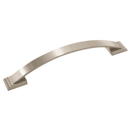 Amerock's 160mm Candler Arch Pull in Satin Nickel