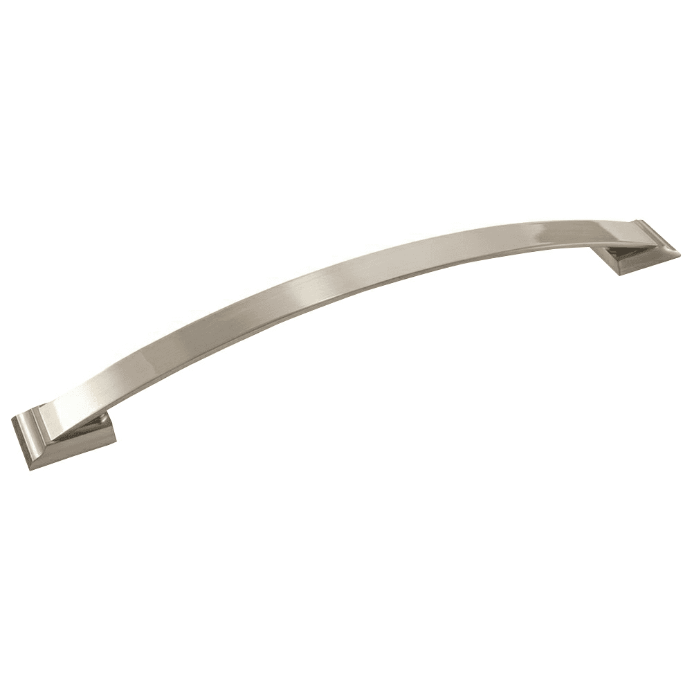 Amerock Candler 12" Satin Nickel Appliance Pull Front View