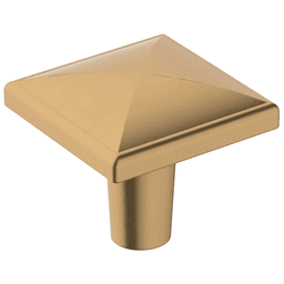 1-1/8" square knob in Champagne Bronze finish by Amerock