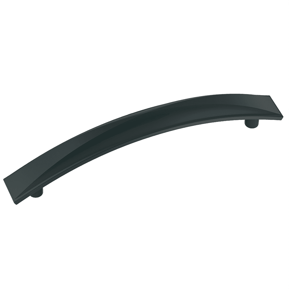 128mm Extensity Arch Pull in Flat Black by Amerock - Kitchen Cabinet Hardware