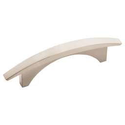 Amerock Essential''''Z Arch Pull, Satin Nickel - 3" clean-lined curved design for form and function.