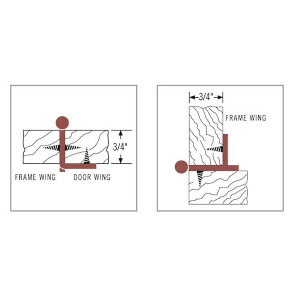 3/4" Partial Wrap-Around Ball Finial Hinge, Free-Swinging, Full Inset, Oil-Rubbed Bronze - Alt Image 2