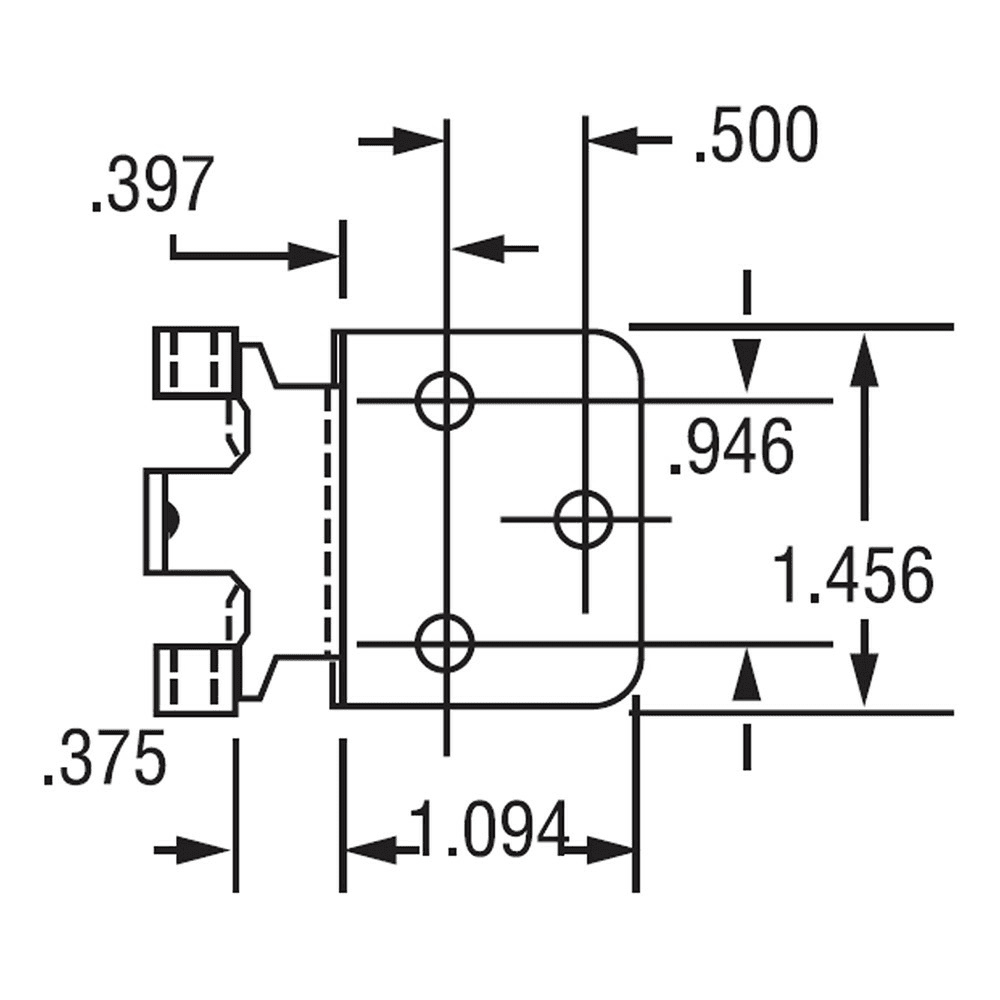 3/8" Inset Face Mount Hinge, Self-Closing, Satin Nickel-Plated - Alt Image 2