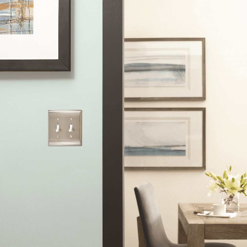 Candler Collection 2 Toggle Wall Plate in Black Bronze