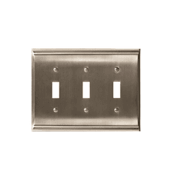 Black Bronze Amerock Candler 3 Toggle Wall Plate