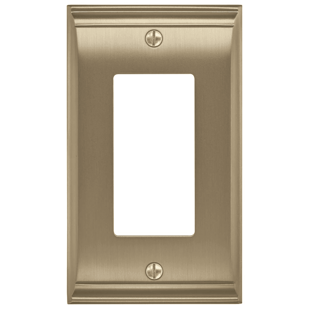 Amerock Candler 1 Rocker Wall Plate in Golden Champagne finish