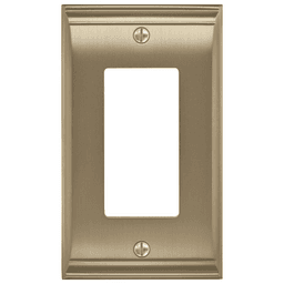 Amerock Candler 1 Rocker Wall Plate in Golden Champagne finish