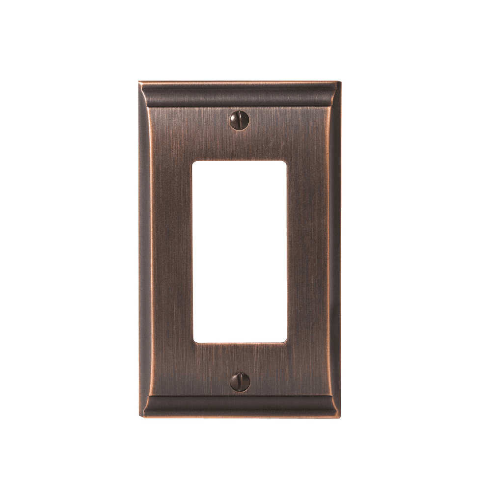 Amerock Candler 1 Rocker Wall Plate in Oil-Rubbed Bronze