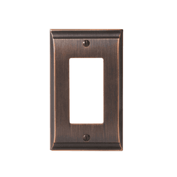 Amerock Candler 1 Rocker Wall Plate in Oil-Rubbed Bronze