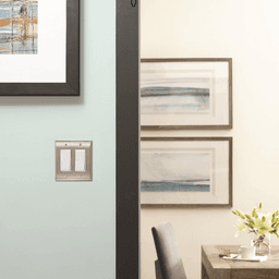 Amerock Candler Wall Plate with Soft Curves in Black Bronze
