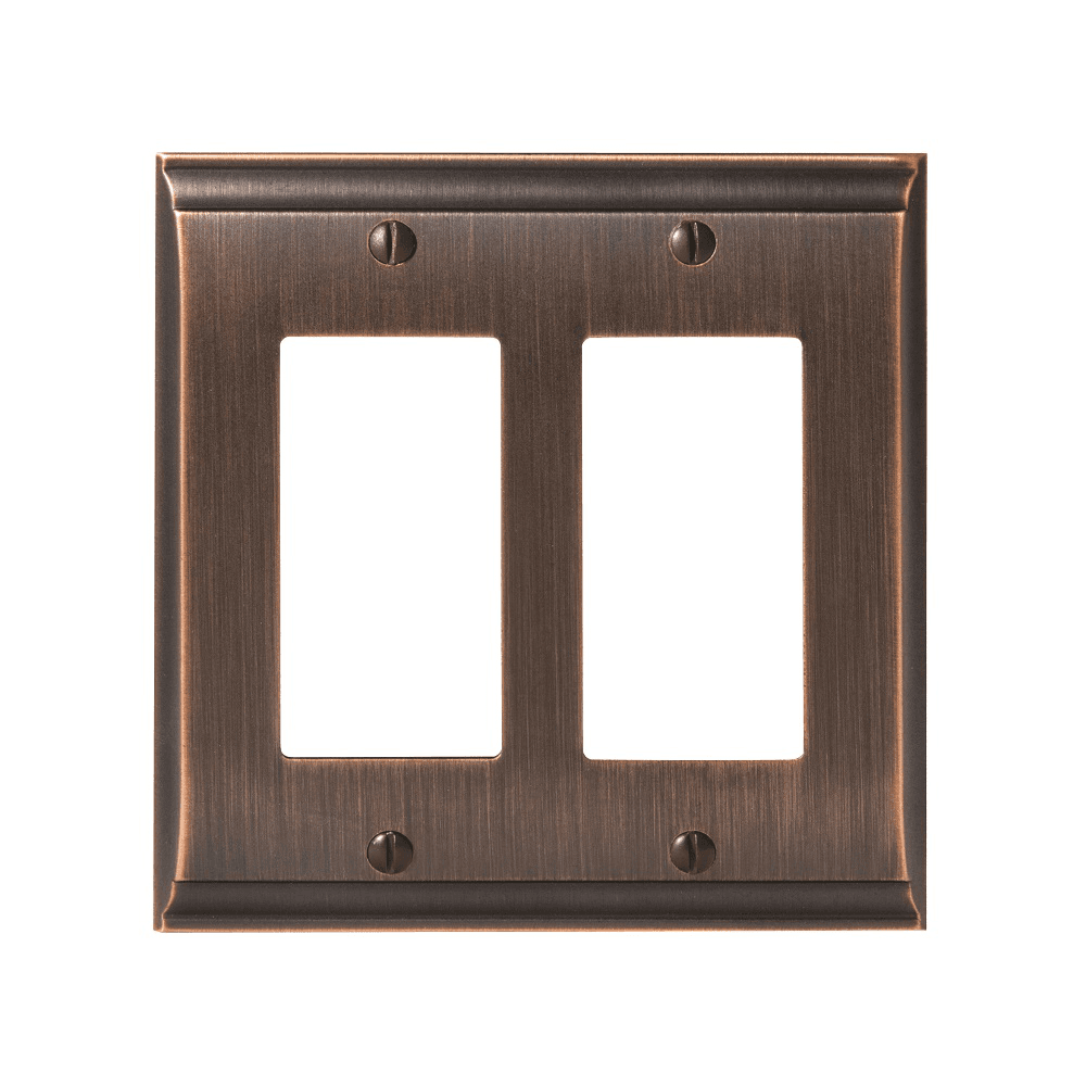 Amerock Candler 2 Rocker Wall Plate in Oil-Rubbed Bronze