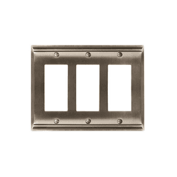 Amerock Candler Collection Black Bronze 3 Rocker Wall Plate