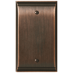 Amerock Candler 1 Blank Wall Plate in Oil-Rubbed Bronze