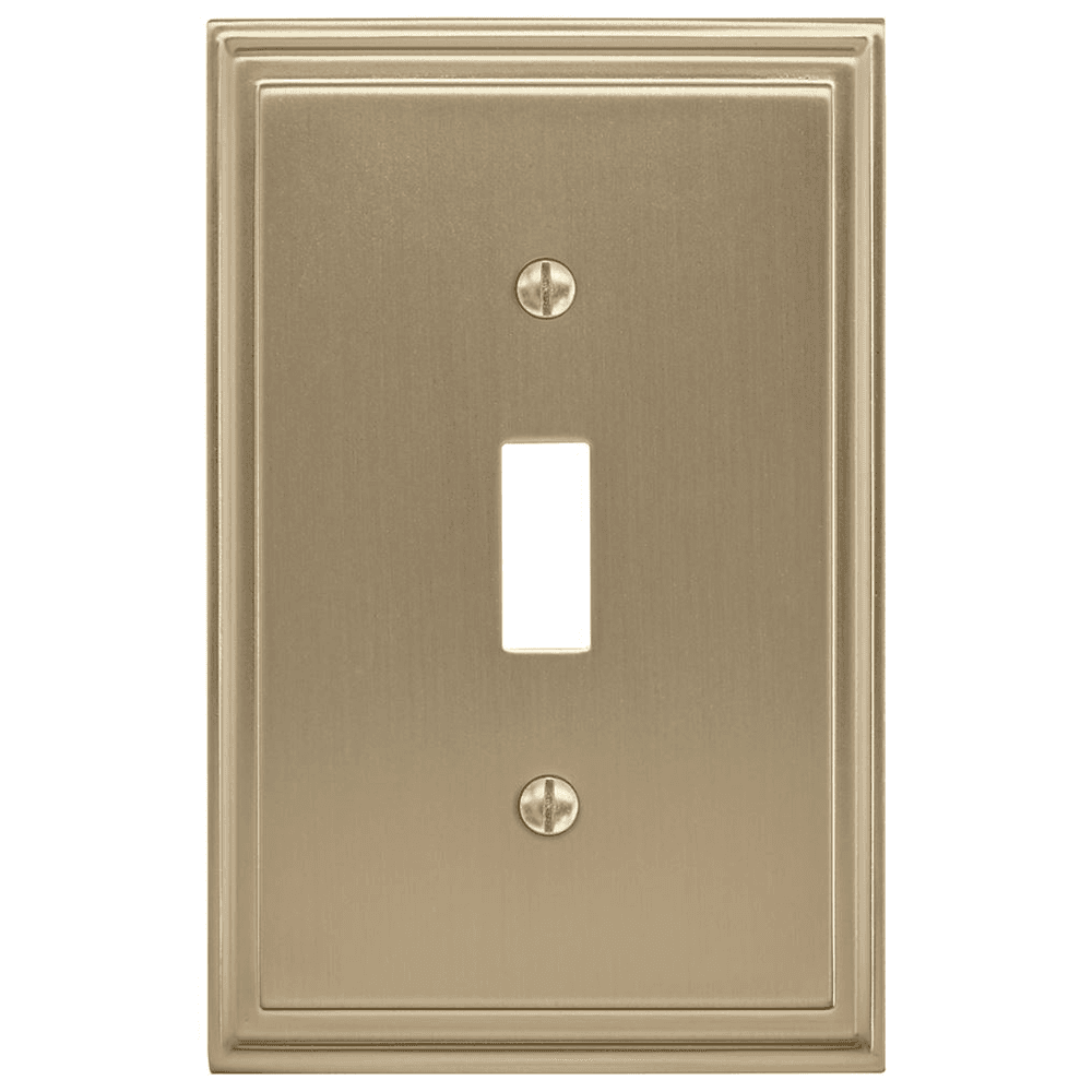 Amerock Mulholland Collection Golden Champagne Wall Plate