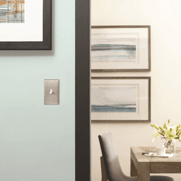 Amerock's Mulholland Wall Plate in Satin Nickel Finish
