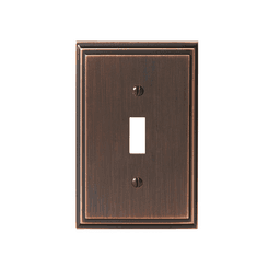 Amerock Mulholland 1 Toggle Wall Plate, Oil-Rubbed Bronze