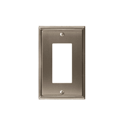 Add Style to Your Walls with Amerock Mulholland Satin Nickel Rocker Wall Plate