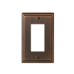Amerock Mulholland 1 Rocker Wall Plate in Oil-Rubbed Bronze