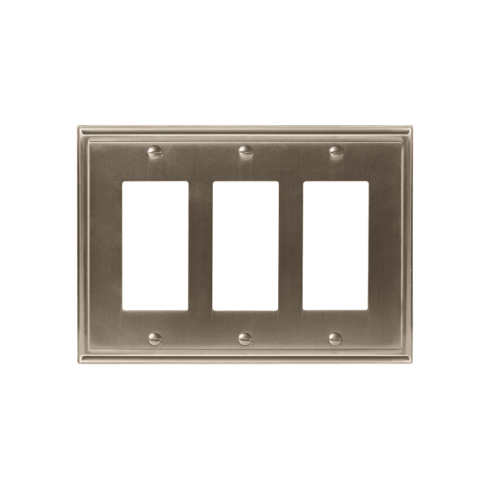 Amerock Mulholland 3 Rocker Wall Plate in Black Bronze finish