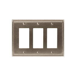 Amerock Mulholland 3 Rocker Wall Plate in Black Bronze finish