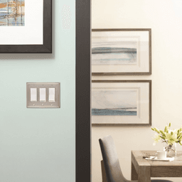 Elegant Mulholland collection 3 Rocker Wall Plate in Black Bronze