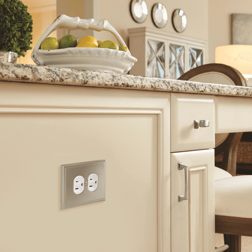 Amerock Mulholland&trade; Wall Plate with 1 Receptacle in Oil-Rubbed Bronze
