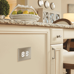 Amerock Mulholland&trade; Wall Plate with 1 Receptacle in Oil-Rubbed Bronze