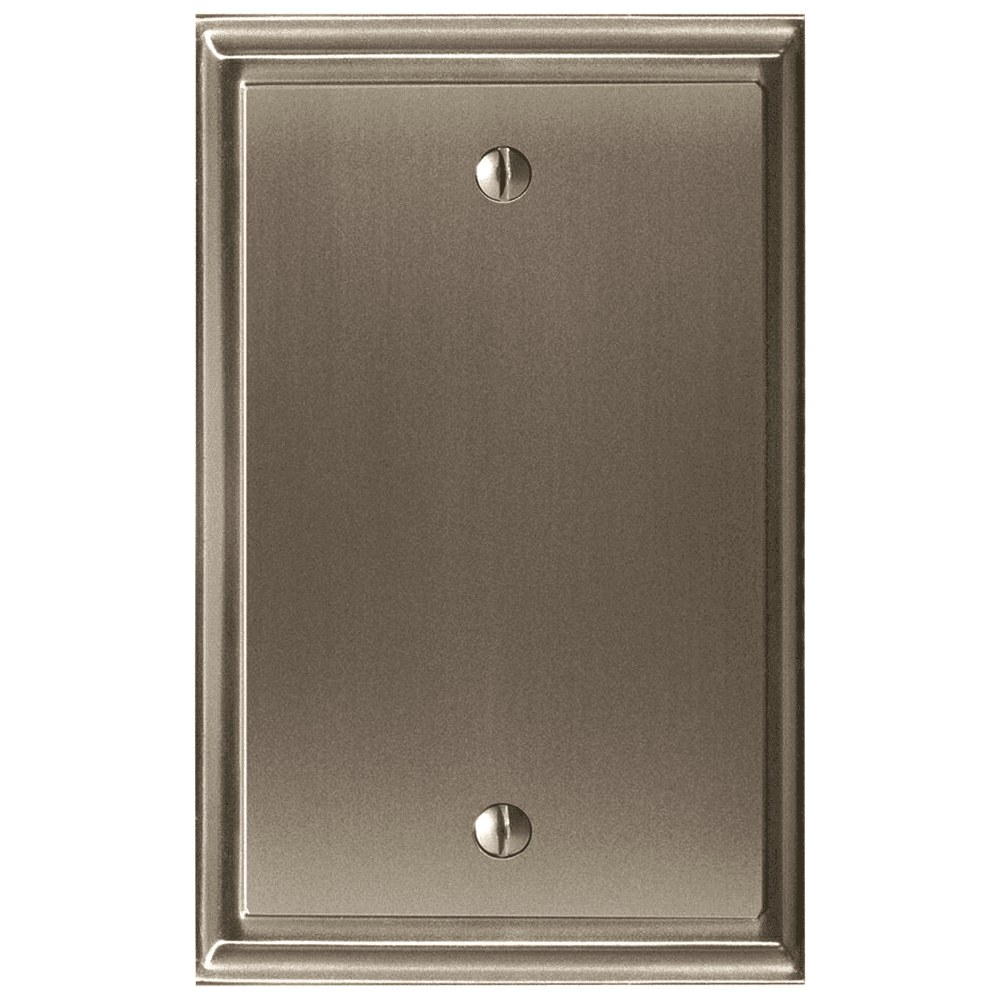 Mulholland blank wall plate in Oil-Rubbed Bronze finish