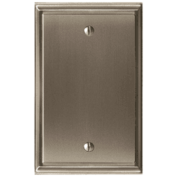 Mulholland blank wall plate in Oil-Rubbed Bronze finish