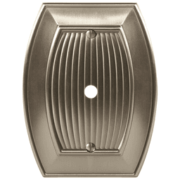 Amerock Sea Grass 1 Cable Wall Plate in Satin Nickel finish