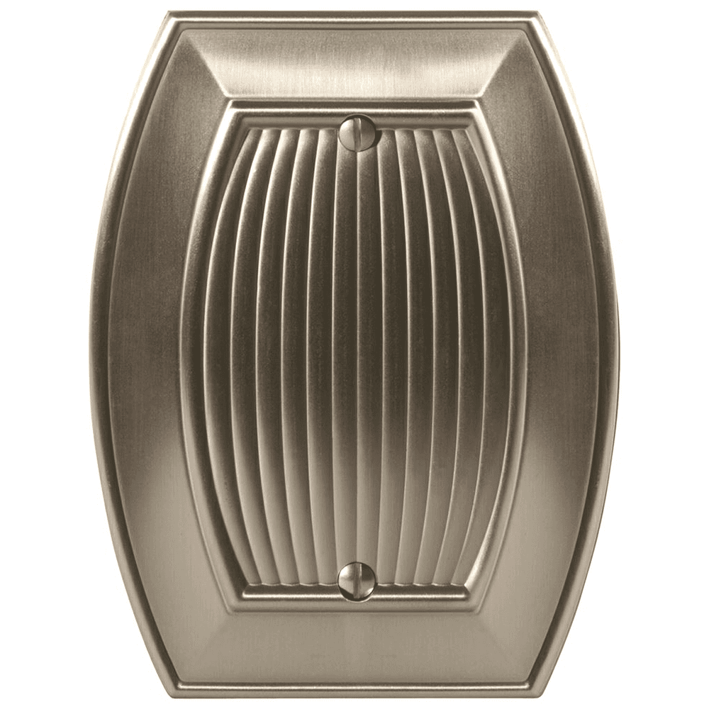 Amerock Sea Grass 1 Blank Wall Plate in Satin Nickel finish