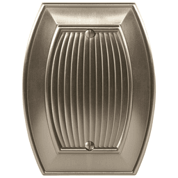 Amerock Sea Grass 1 Blank Wall Plate in Satin Nickel finish