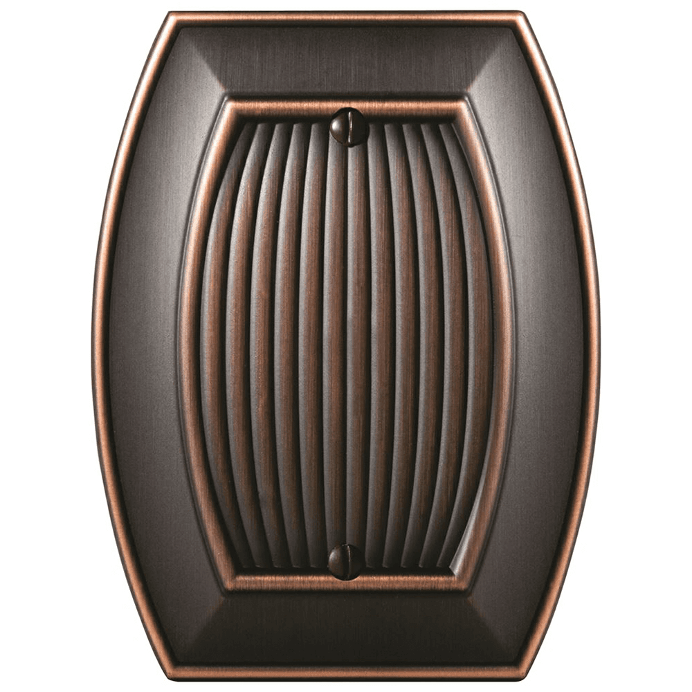 Oil-Rubbed Bronze Sea Grass 1 Blank Wall Plate by Amerock