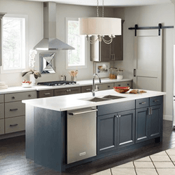 Wells Collection Gunmetal Pull with Gemstone-like Angled Edges