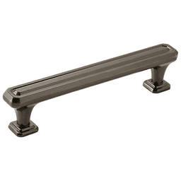 128mm center-to-center Wells Handle Pull in Gunmetal
