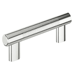 3" x 3-3/4" Bronx Cabinet Pull, Polished Chrome Main - Image