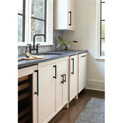 3" x 3-3/4" Bronx Cabinet Pull, Black Bronze Alt 4 - Image